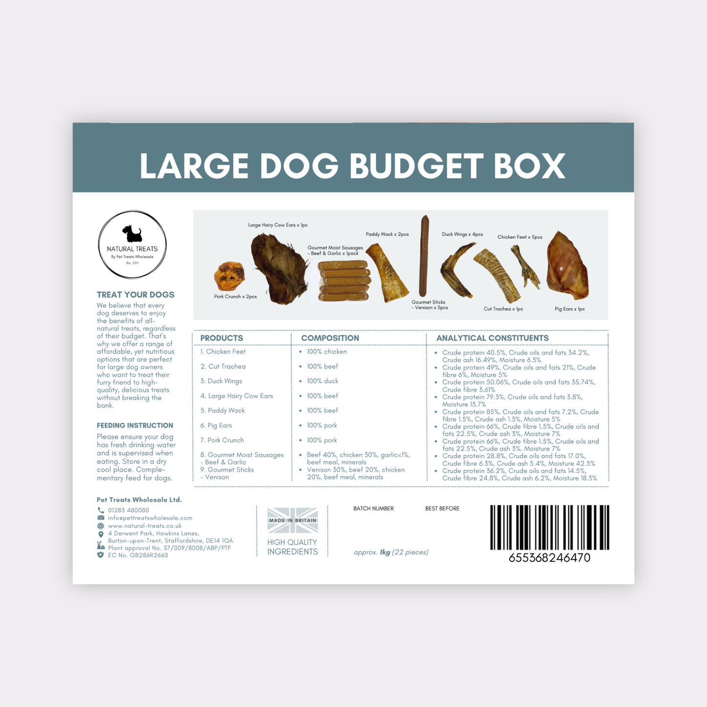 Budget Box - Large Dogs