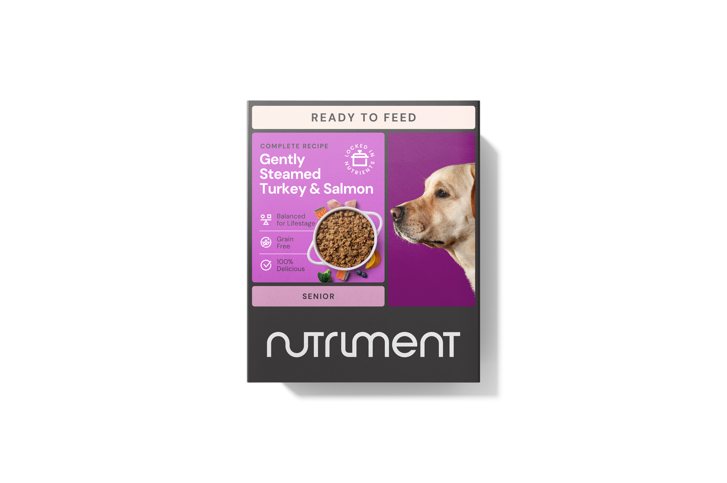 Nutriment Gently Steamed - Turkey & Salmon for Senior Dogs