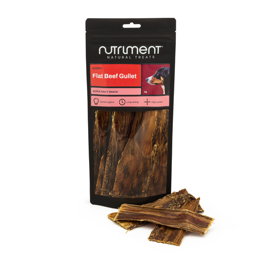 Flat Beef Gullet (500g & 1kg bags)