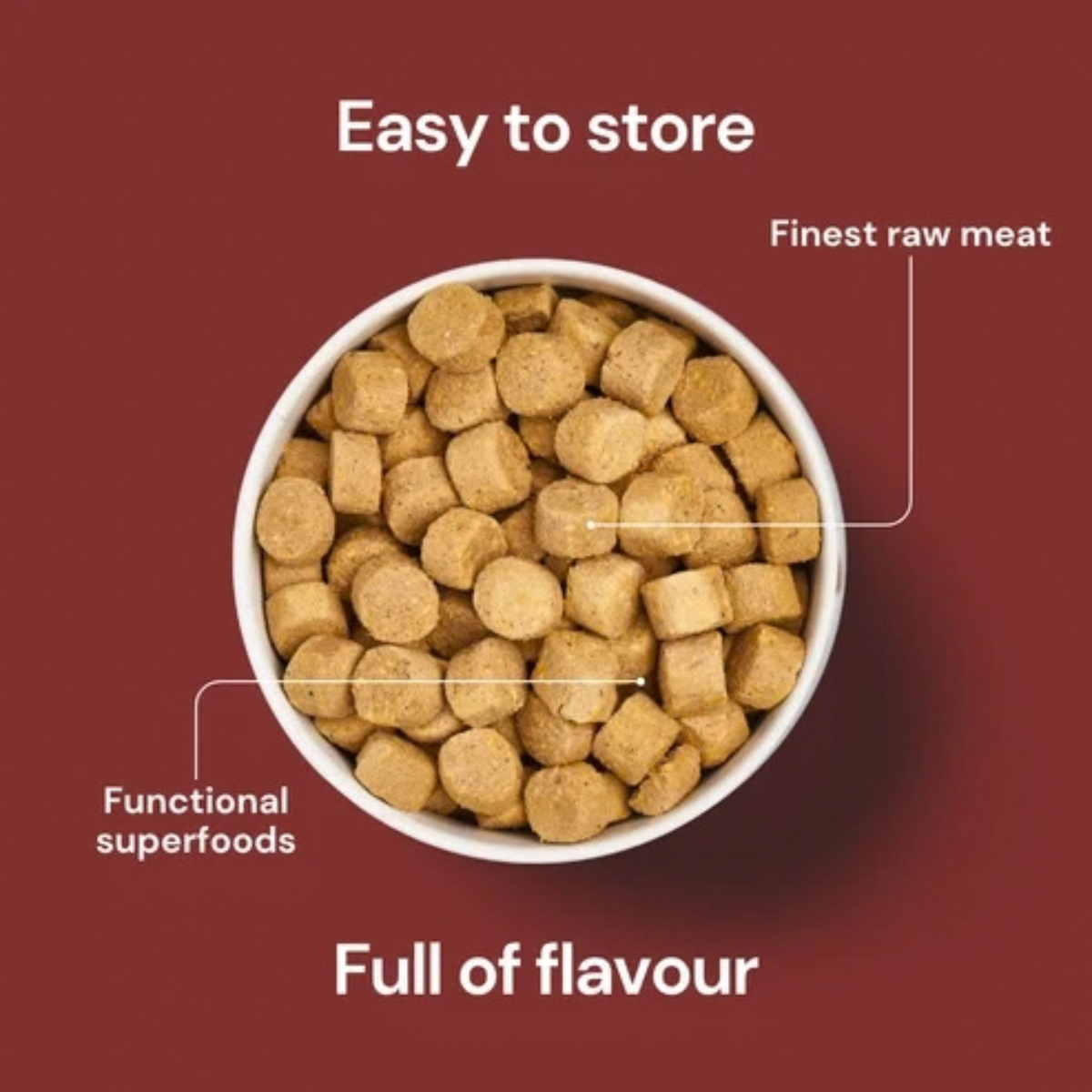 Freeze Dried food (Beef, Chicken & Lamb)